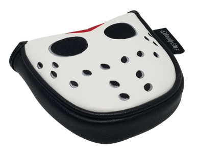 Hockey Goalie Mask Embroidered Mallet Putter Cover by ReadyGOLF