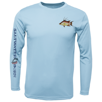 Clean Hogfish Long Sleeve UPF 50+ Dry-Fit Shirt