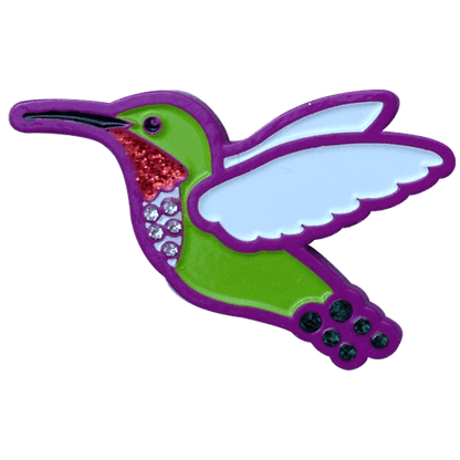 Hummingbird Crystal Ball Marker & Hat Clip by ReadyGOLF