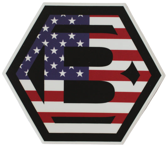 Bettinardi - Bettinardi USA Logo Hexagon Sticker 5.0" Diameter