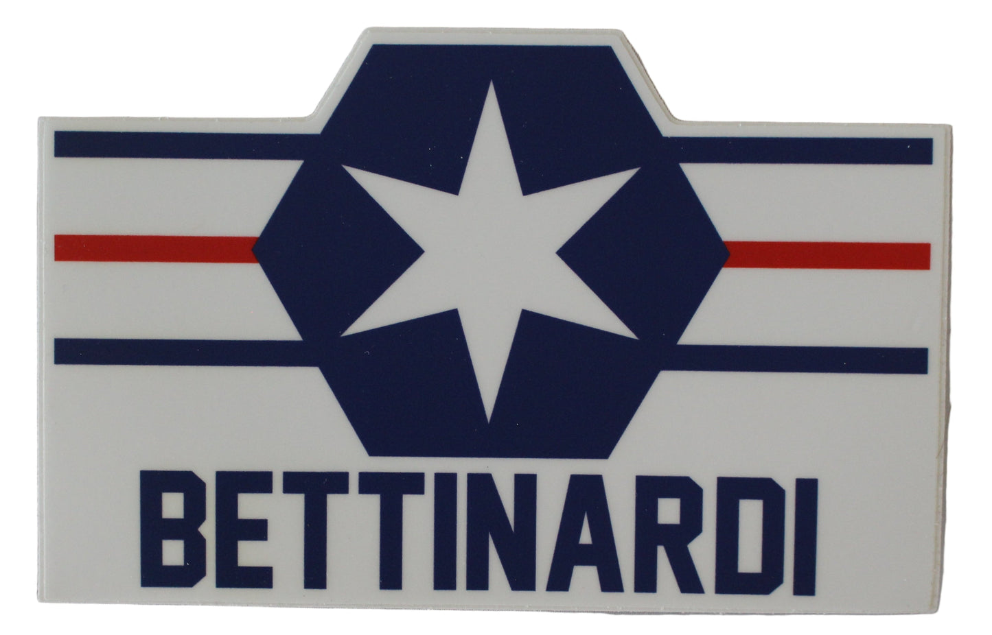 Bettinardi - USA Star Rectangle Sticker Red/White/Blue 5.0" x 3.5" Diameter