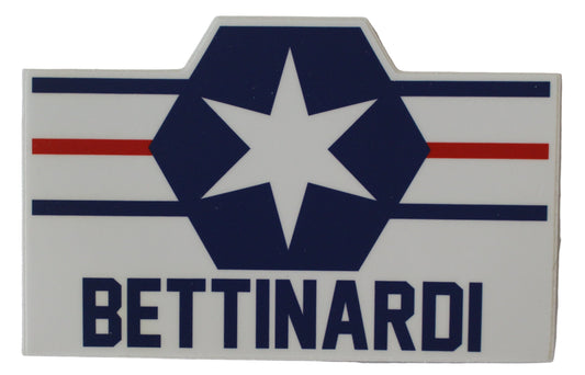 Bettinardi - USA Star Rectangle Sticker Red/White/Blue 5.0" x 3.5" Diameter