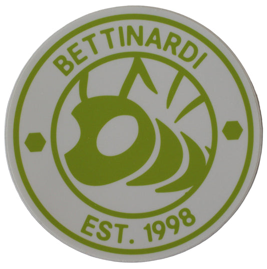 Bettinardi - Bee Circle Sticker White/Green 5.0" Diemeter