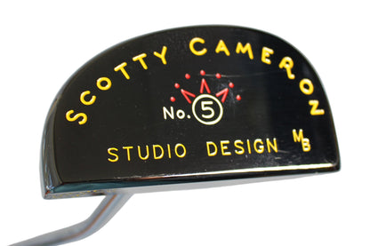 Pre-Owned Scotty Cameron - No. 5 Studio Design Putter with Yellow S.C. (Mint)