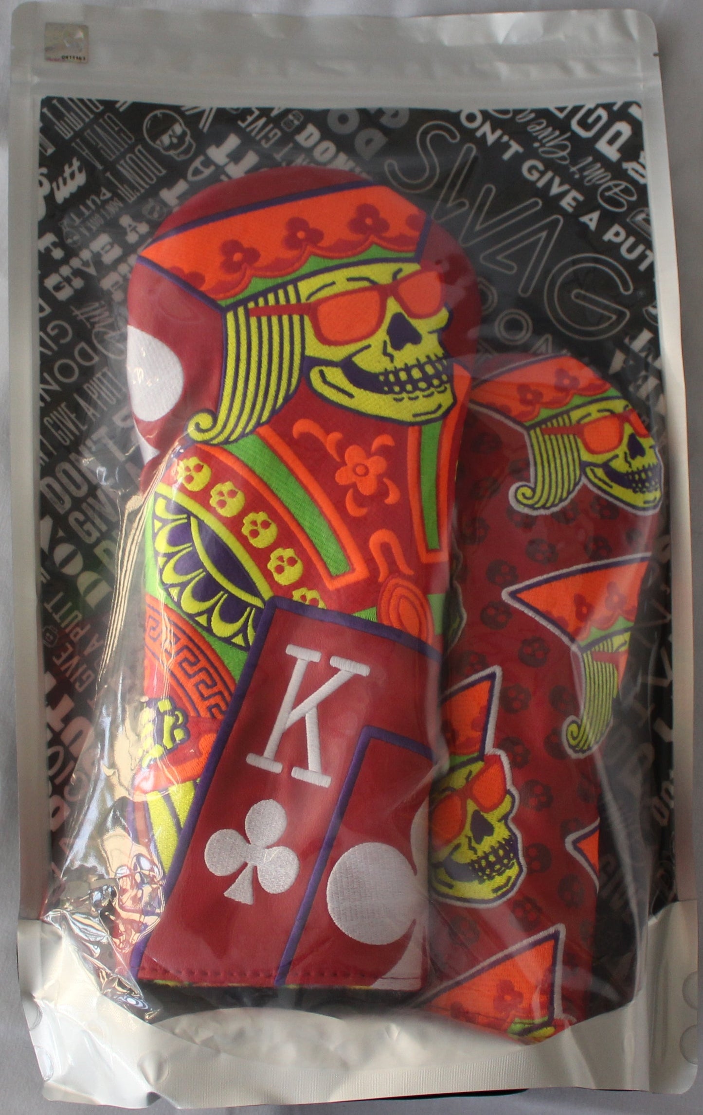 Swag Golf Skeleton King Red/Orange/Yellow Fairway Wood Headcover Set