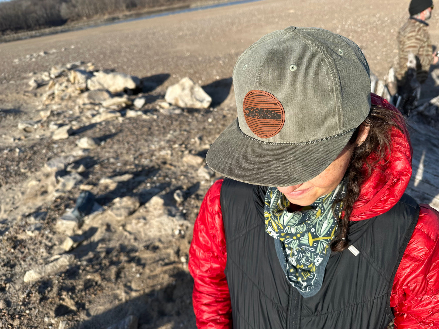 Pike Trail Rawhide Leather Patch Hats