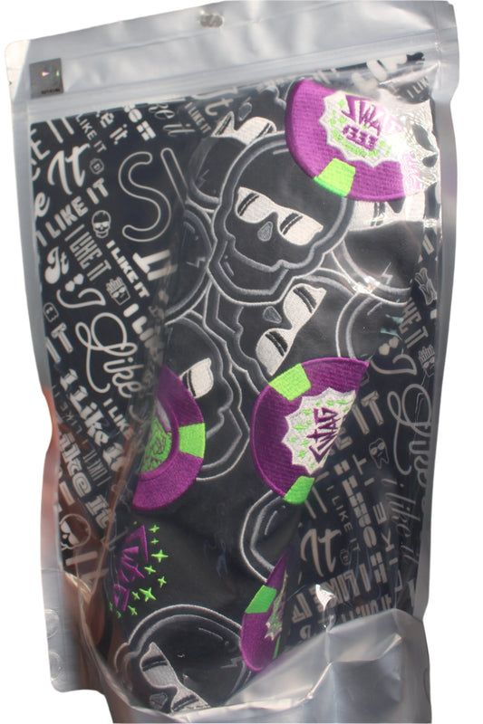 Swag Golf - Falling Poker Chips (Las Vegas) Black/Purple/Green Fairway Wood Headcover