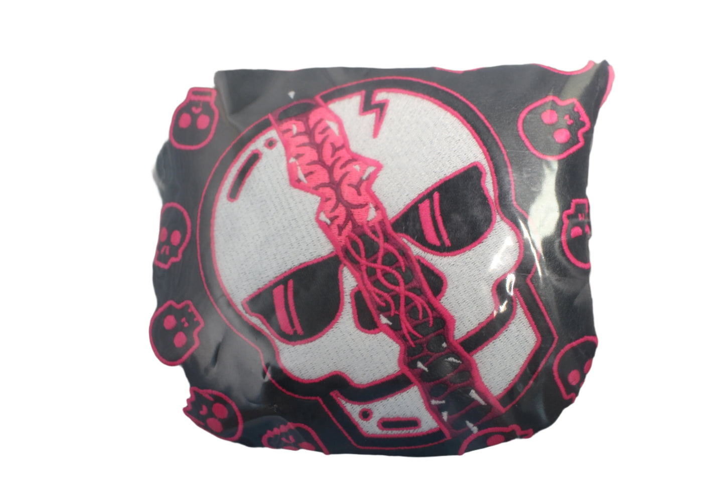 Swag Golf - Hyper Skull Brain (Pink) Mallet Putter Headcover