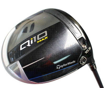 Pre-Owned Taylormade Qi10 Max 10.5 Driver w/ AutoFlex Pink 505 X (100-110 MPH) (X-Stiff) (46.5 Inch) Shaft (Mint)