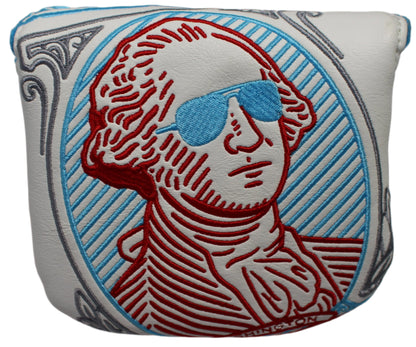 Swag Golf -  Gigantic George White Starter Box Mallet Putter Headcover *opened, no bag*