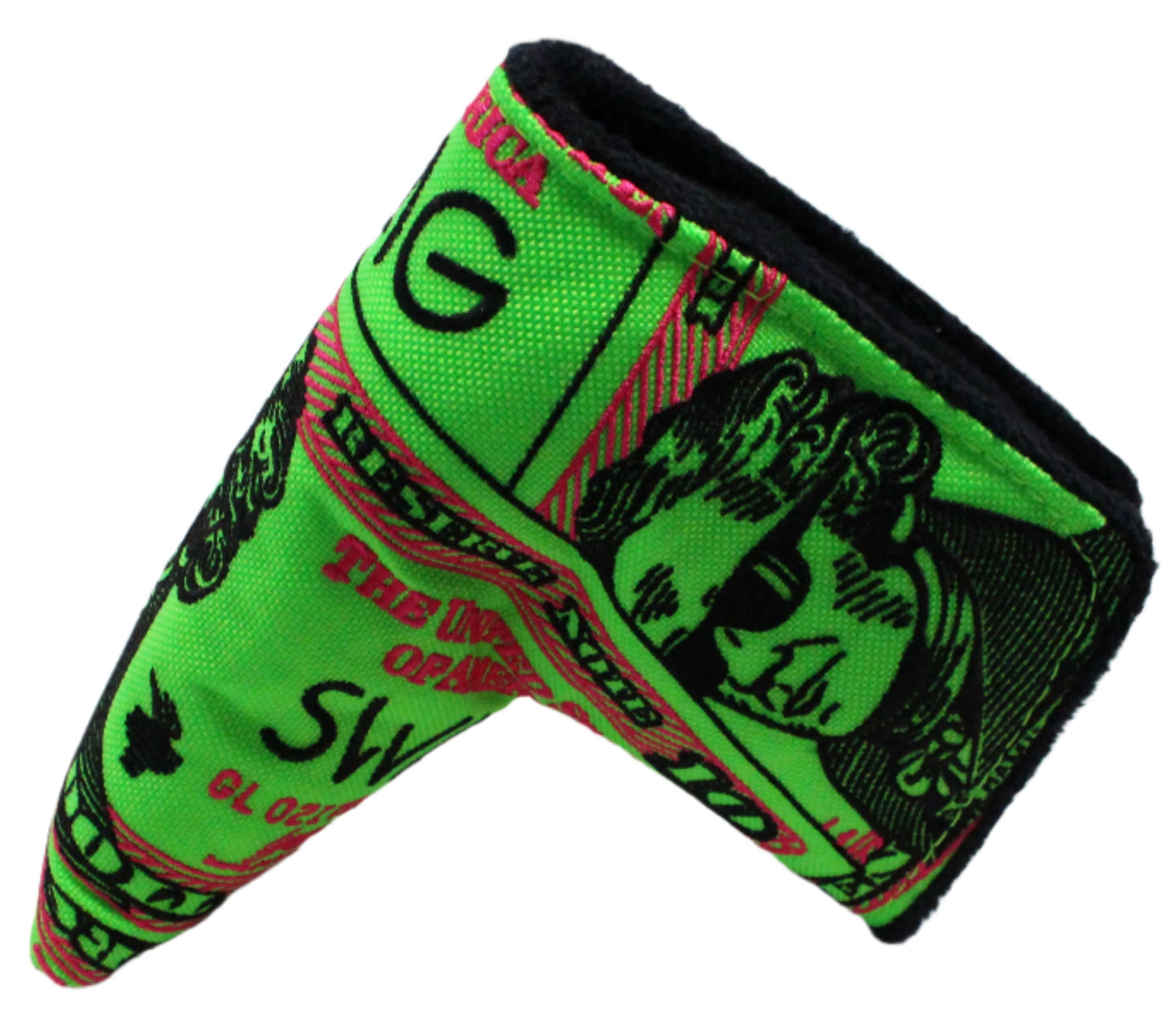 Swag Golf - Almighty Dollar 5.0 Alexander Hamilton Blade Putter Headcover *opened, no bag*
