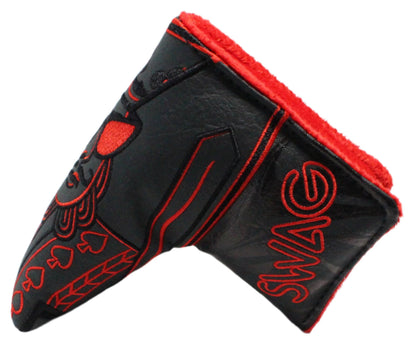 Swag Golf - Swag King Red/Black Blade Putter Headcover *opened, no bag*