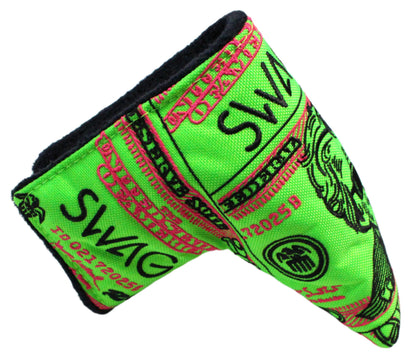 Swag Golf - Almighty Dollar 5.0 Andrew Jackson Blade Putter Headcover *opened, no bag*