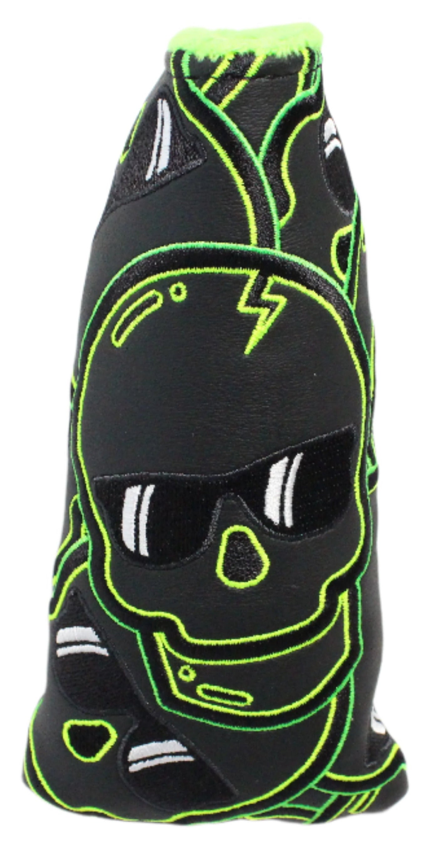 Swag Golf - Green Skulls Blade Putter Headcover *opened, no bag*