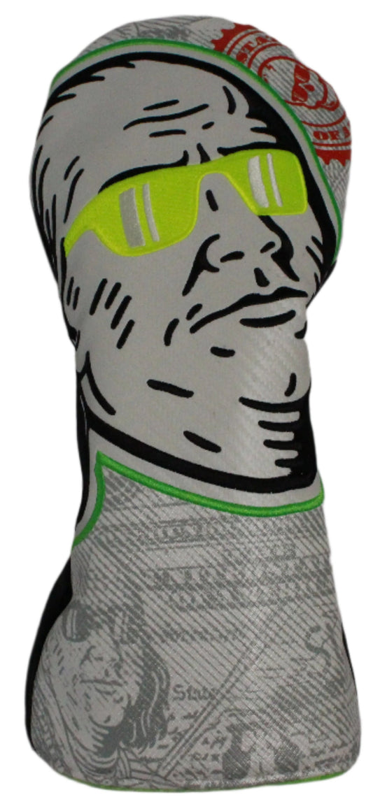 Swag Golf - Shaded Benjamin Franklin Driver Headcover *opened, no bag*
