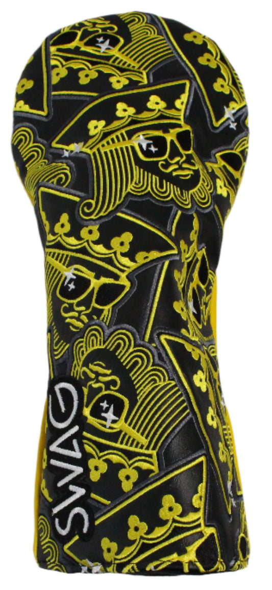 Swag Golf - Gold Shiny King Driver Headcover *opened, no bag*