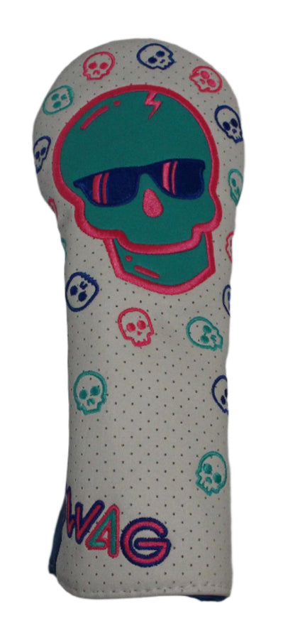 Swag Golf - Multi-Color Skulls Fairway Wood Headcover *opened, no bag*