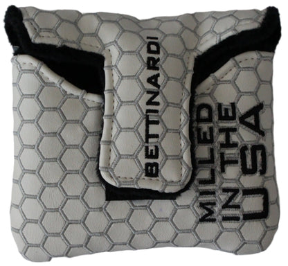Bettinardi - 2022 Jumbo Hex B Specialty Run Mid-Sqaure Mallet Putter Headcover White/Black
