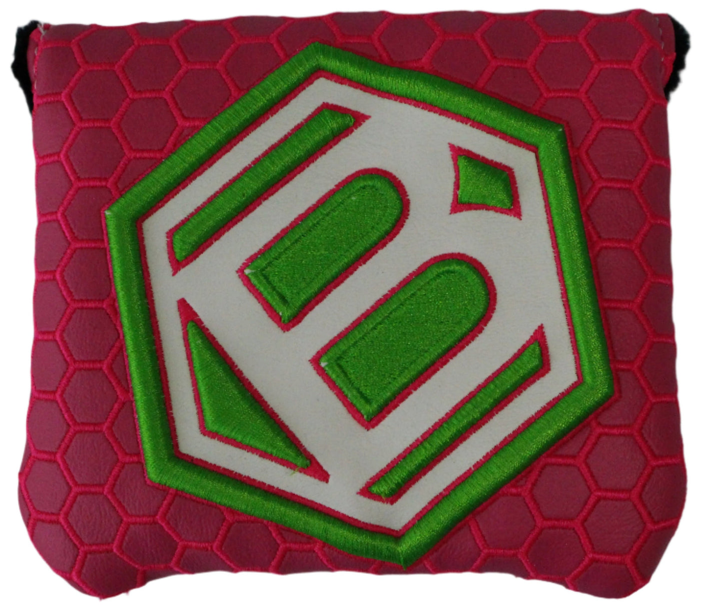 Bettinardi - 2022 Jumbo Hex B Specialty Run Mid-Sqaure Mallet Putter Headcover Pink/Green/White