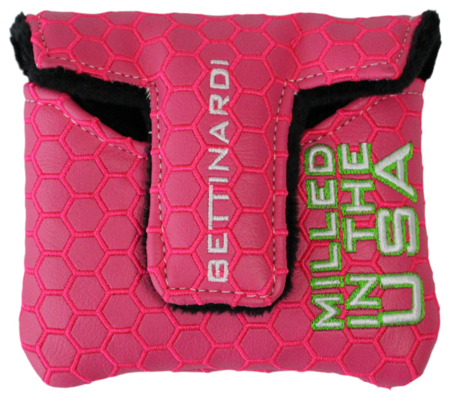 Bettinardi - 2022 Jumbo Hex B Specialty Run Mid-Sqaure Mallet Putter Headcover Pink/Green/White