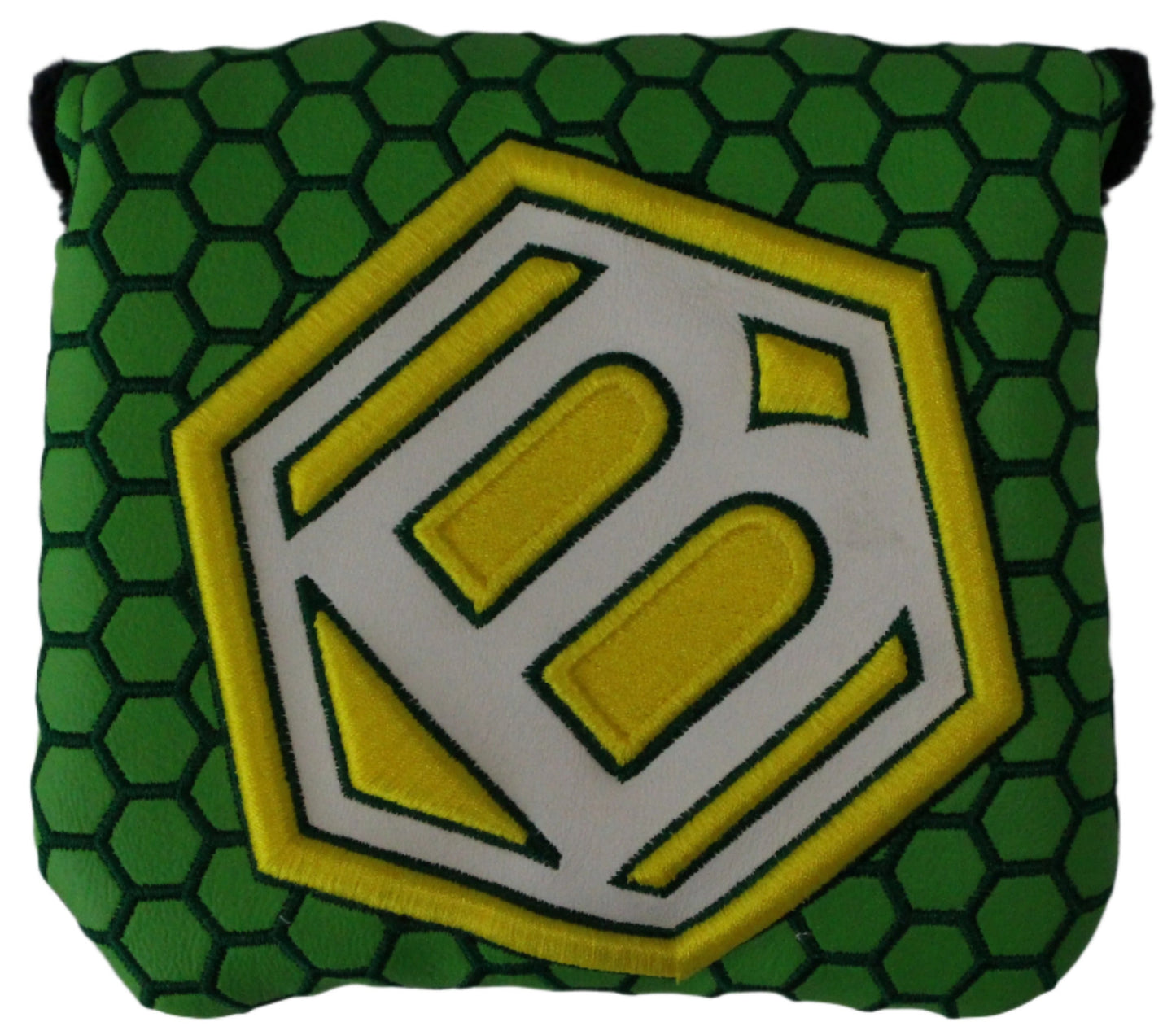 Bettinardi - 2022 Jumbo Hex B Specialty Run Mid-Sqaure Mallet Putter Headcover Green/Yellow/White