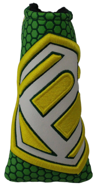 Bettinardi - 2022 Jumbo Hex B Specialty Run Blade Putter Headcover Green/Yellow/White