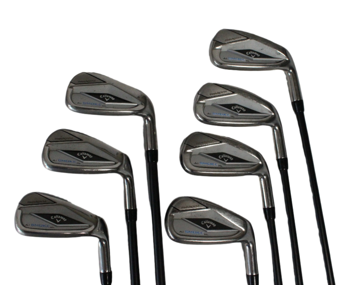 Pre-Owned Callaway Ai Smoke Max HL: 5-PW, AW Iron Set W/  Cypher Sixty 5.5 (Regular) Shaft (Average)