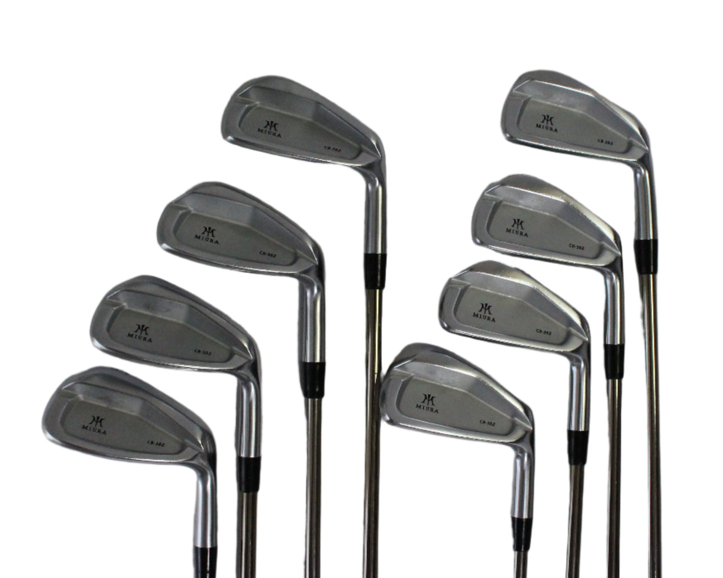 Pre-Owned Miura Cb-302: Iron Set (4-PW, GW) W/ Recoil ESX 460 f3 (Regular)  Graphite Shaft (Average)
