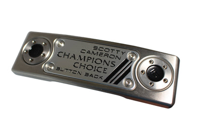 Scotty Cameron Champions Choice Button Back Newport 2.5 Plus (15G Weights) Custom Shop Limited Putter Silver/Black