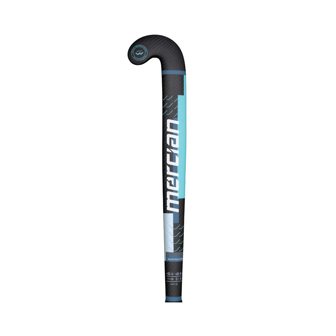 Mercian Evolution CKF75i Indoor Hockey Stick – Silver Carbon/Aqua