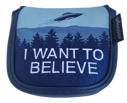 L.A.B. DF3 Embroidered Center-Shafted Putter Cover by ReadyGOLF - I Want to Believe