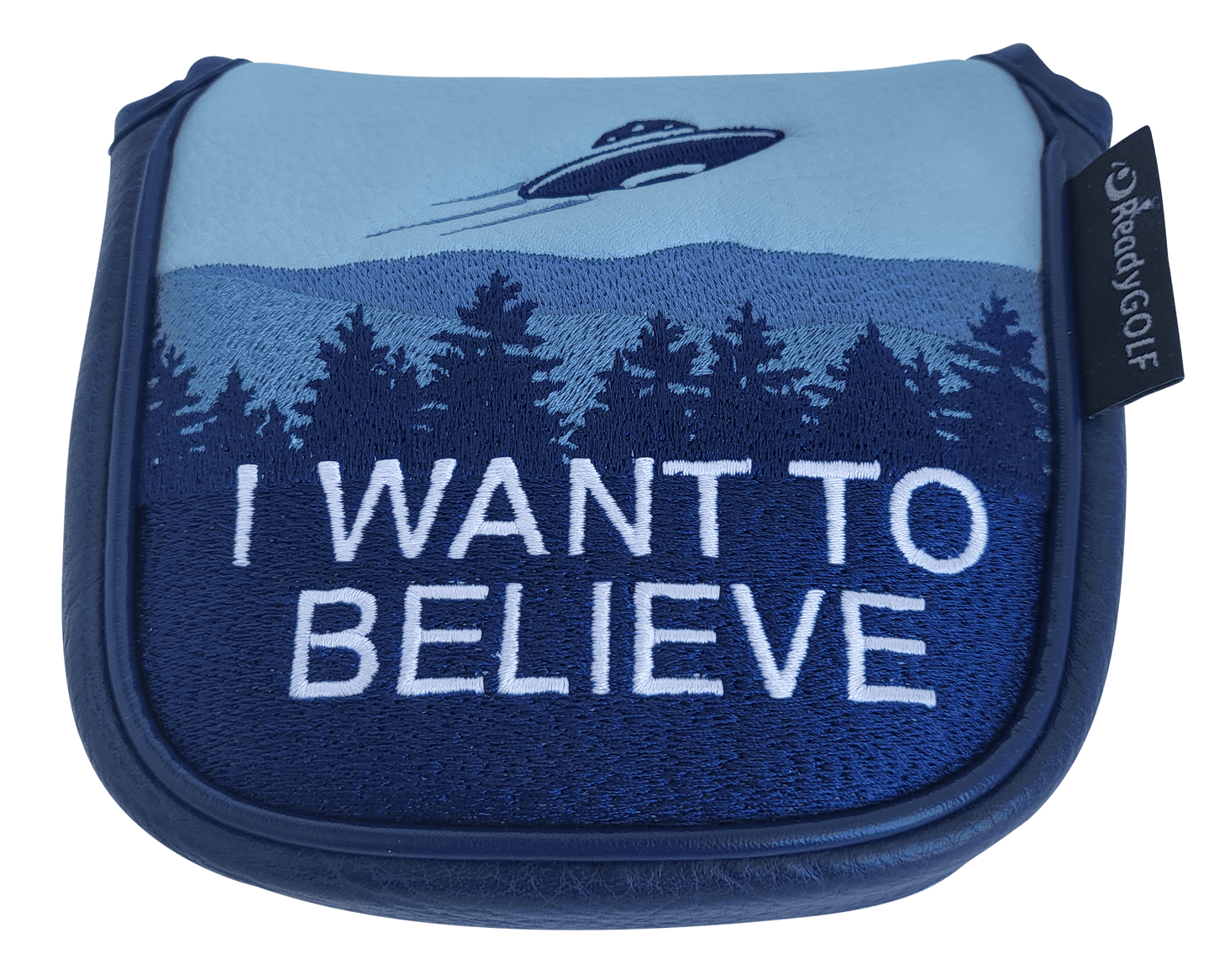 Ai-ONE Square 2 Square Max Center-Shafted Putter Cover by ReadyGOLF - I Want to Believe