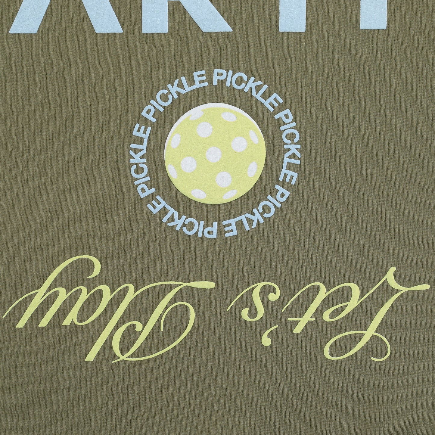 ARTI “Let’s Play” Heavyweight Crewneck – Olive