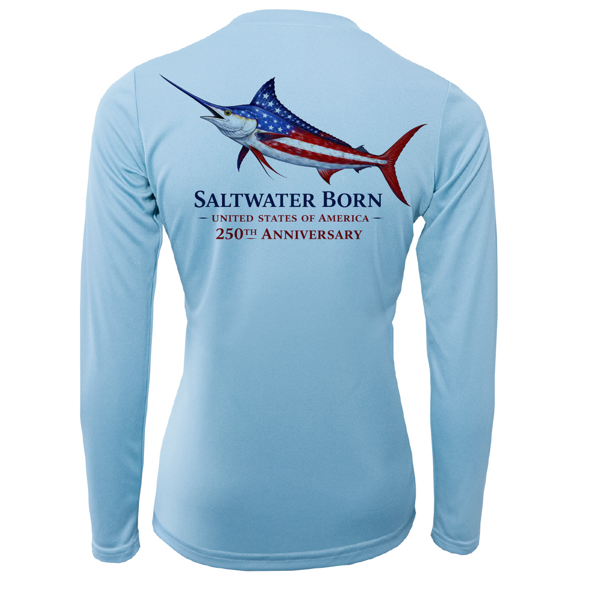250th Anniversary Action Marlin Women's Long Sleeve UPF 50+ Dry-Fit Shirt