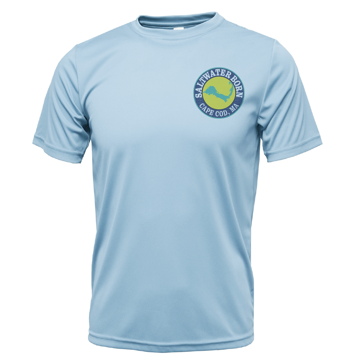 Cape Cod, MA Jaws Girl's Short Sleeve UPF 50+ Dry-Fit Shirt