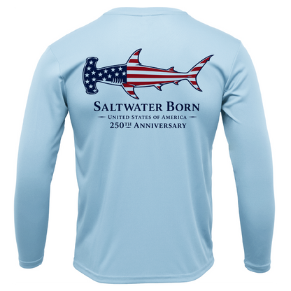 250th Anniversary Hammerhead Men's Long Sleeve UPF 50+ Dry-Fit Shirt