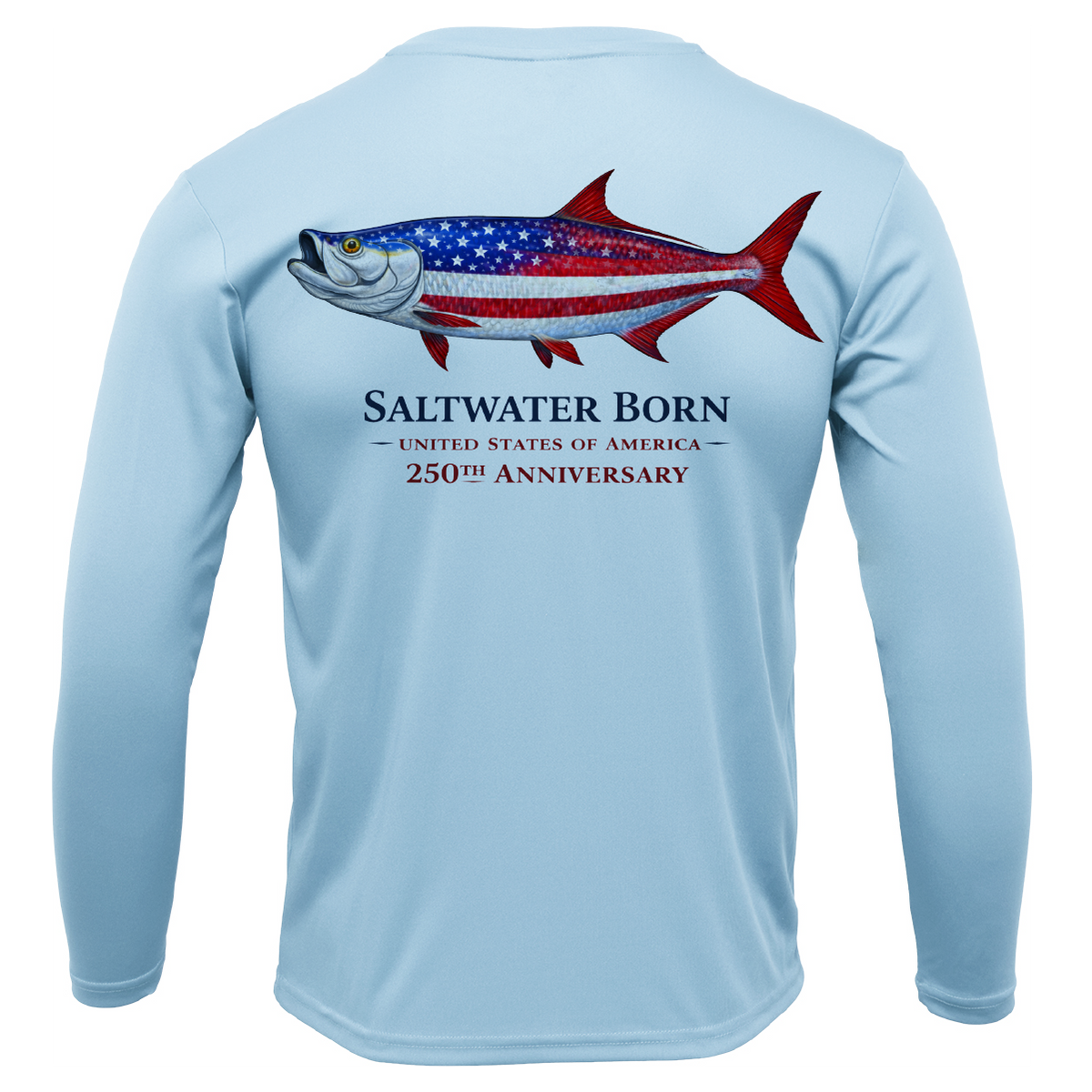 250th Anniversary Action Tarpon Men's Long Sleeve UPF 50+ Dry-Fit Shirt