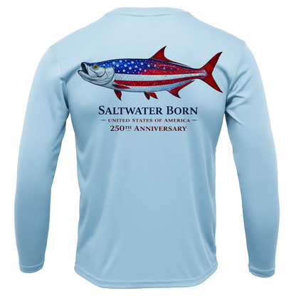 250th Anniversary Action Tarpon Men's Long Sleeve UPF 50+ Dry-Fit Shirt