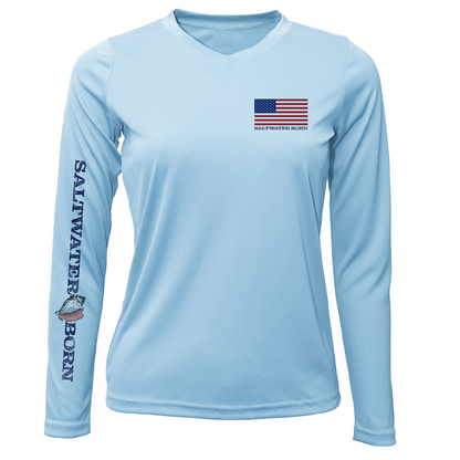 250th Anniversary Hammerhead Women's Long Sleeve UPF 50+ Dry-Fit Shirt
