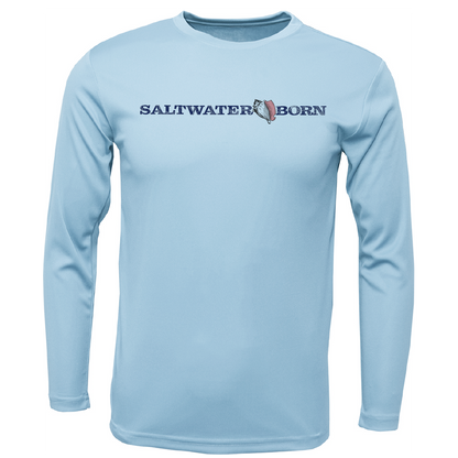 Long Island, NY Signs Men's Long Sleeve UPF 50+ Dry-Fit Shirt
