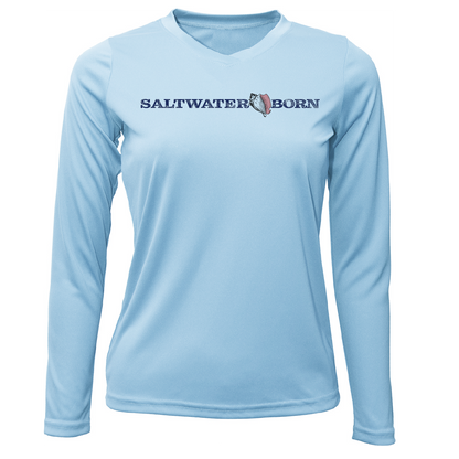 Columbus Day Ship Women's Long Sleeve UPF 50+ Dry-Fit Shirt