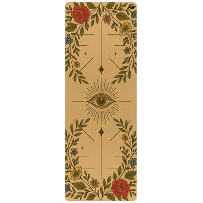 Infinite Bloom Aura Cork Yoga Mat