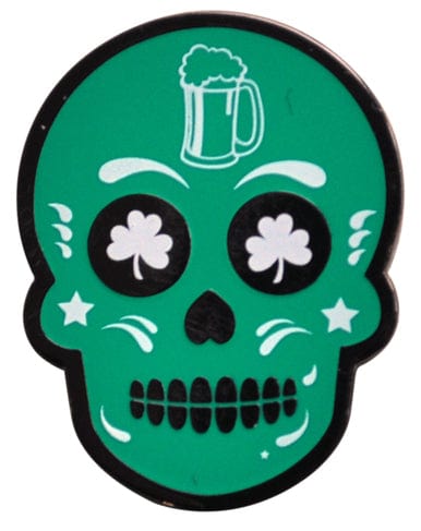 Irish To The Bone Sugar Skull Ball Marker by ReadyGOLF