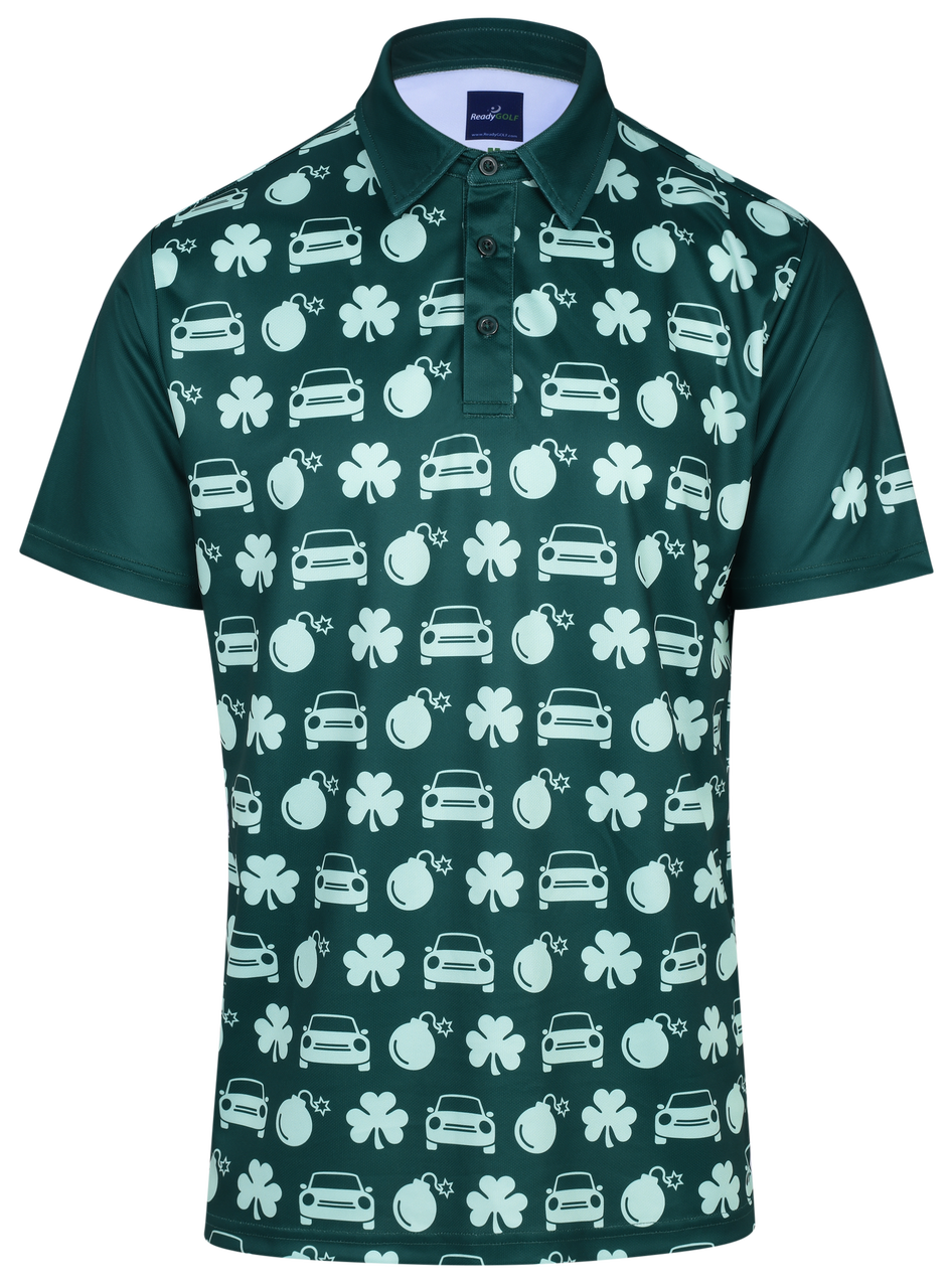 Irish Car Bombs Mens Golf Polo Shirt by ReadyGOLF