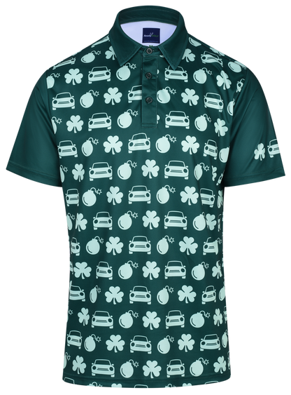 Irish Car Bombs Mens Golf Polo Shirt by ReadyGOLF