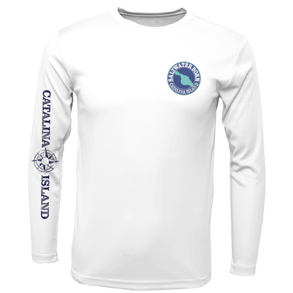 Catalina Island, CA Kraken Men's Long Sleeve UPF 50+ Dry-Fit Shirt