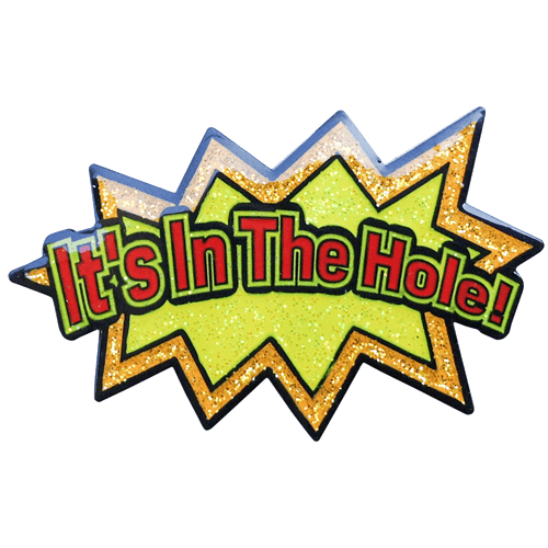 "It's in the Hole" Starburst Golf Ball Marker & Hat Clip by ReadyGOLF