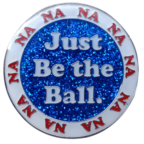 Just Be The Ball Golf Ball Marker & Hat Clip by ReadyGOLF