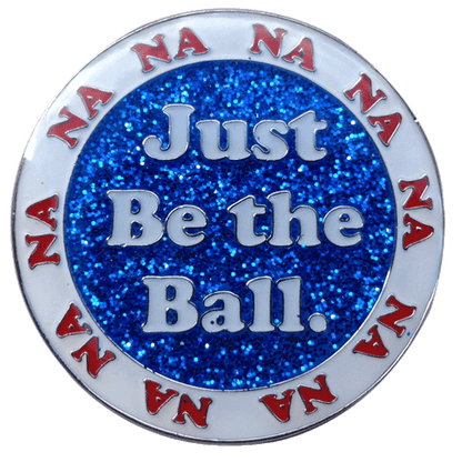 Just Be The Ball Golf Ball Marker & Hat Clip by ReadyGOLF