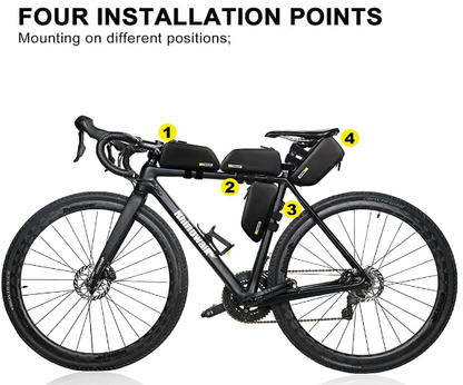 Rhinowalk 1.3L Stable waterproof Top Tube Bag- K32